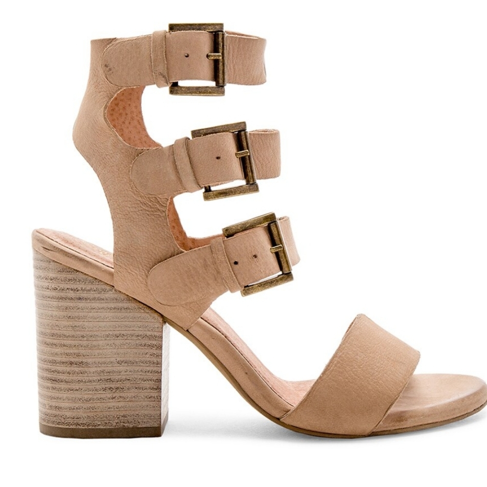 Seychelles Dilly Dally Sandal NIB Size 10 Buckle Ankle Heeled 3.5" Event Wedding